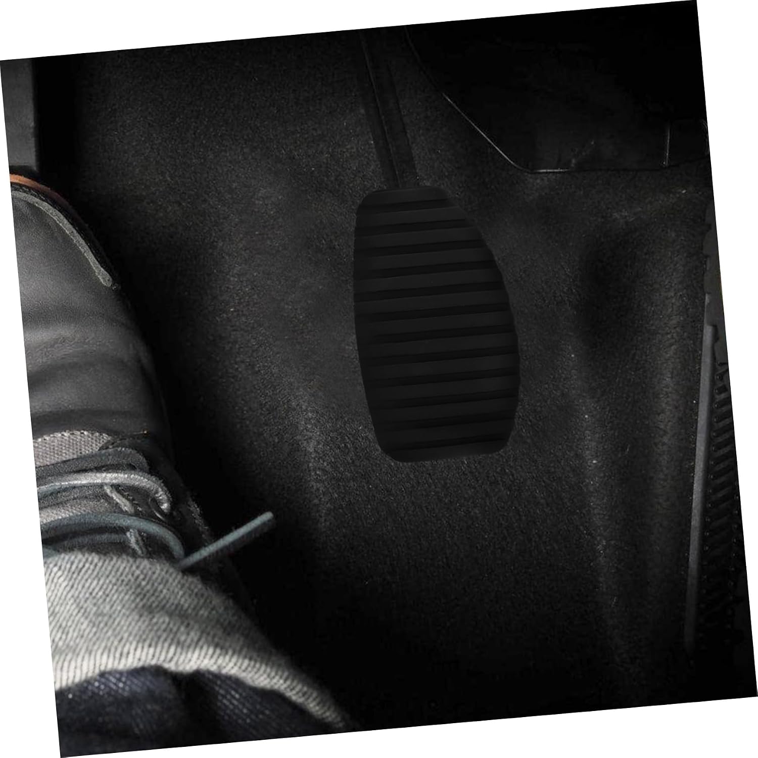Zerodeko 1Set Brake Pedal Pad Cover Slip Clutch Brake Accessories Precision Fit Enhanced Grip Noise Dampening Durable Rubber Construction