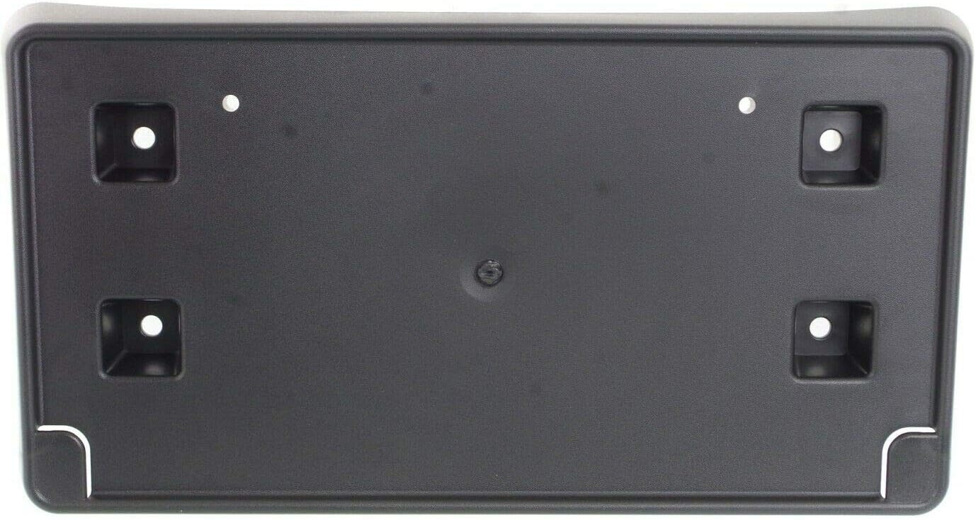 DAT AUTO PARTS Front Bumper License Plate Frame Tag Mounting Bracket Holder Replacement for 2014-2020 Dodge Durango Except 18-19 SRT RT Models Black Textured Plastic CH1068135 5113718AA