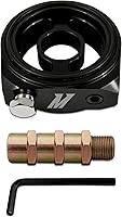 Vista 2 de Mishimoto, MMOP-TPS, adaptador de filtro de aceite con 3 puertos NPT de 1/8 pulgadas