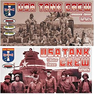Bundle lot of Orion 72049+72050 WWII US Tank Crew Summer+ Winter Dress1/72 Scale