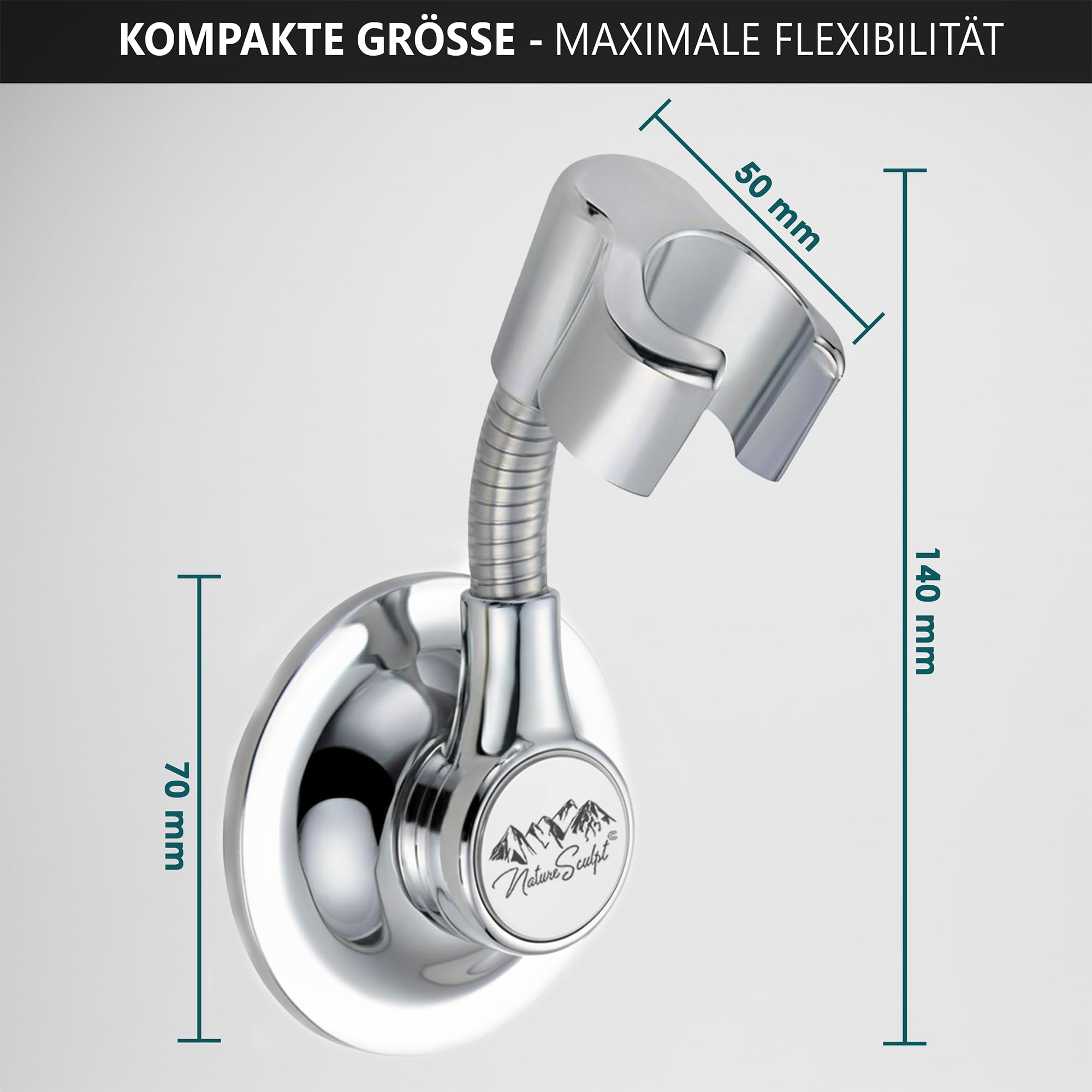 Magnetyczny uchwyt prysznicowy kempingowy bez wiercenia obrotowy nośność 4,5 kg
