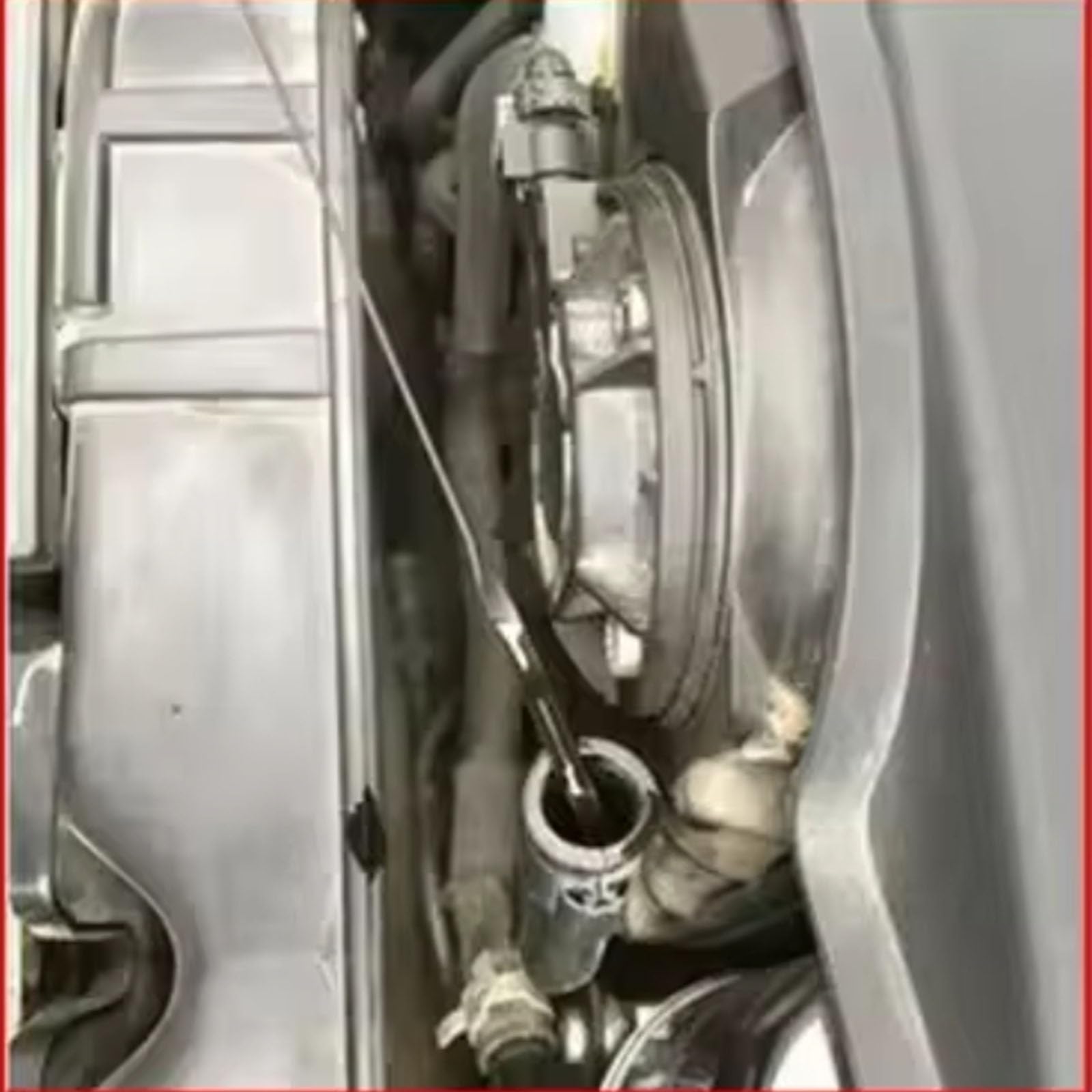 Asta di Livello dell'olio della Trasmissione 1 pz Asta di Livello dell'olio Motore dell'auto Ricambio Asta di Livello dell'olio ZJ01-10-450F Compatibile con Mazda 3 per M3