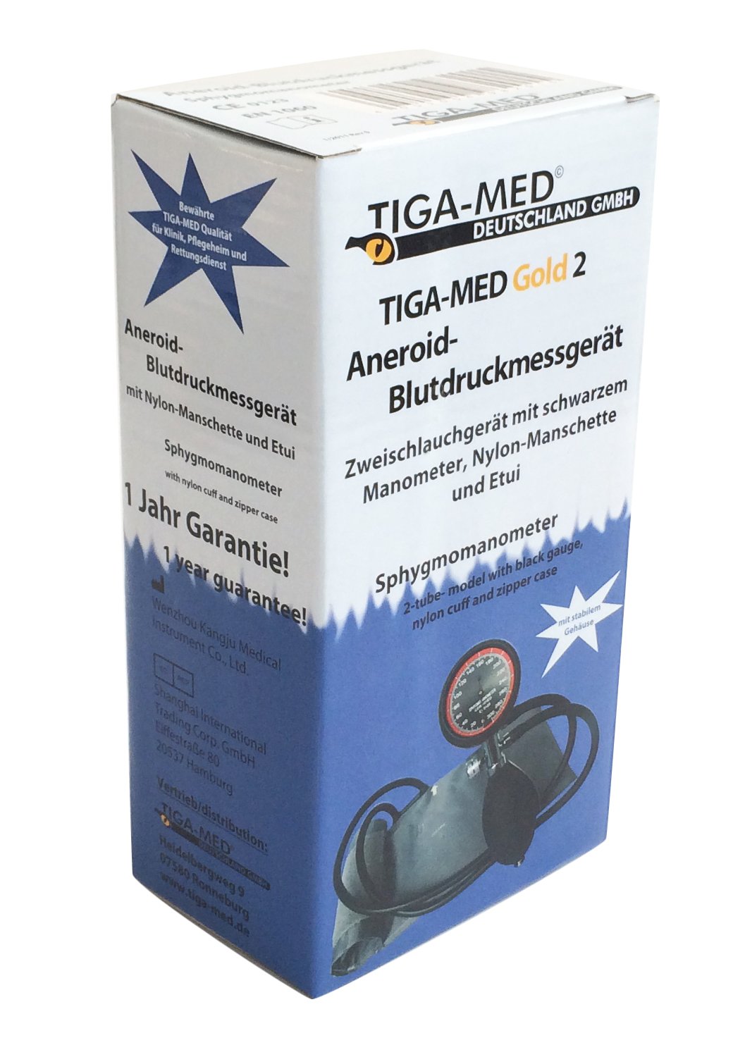 Tiga-Med - Esfigmomanómetro (2 manguito para brazo, estetoscopio rappaport de doble manguera y doble campana), color violeta
