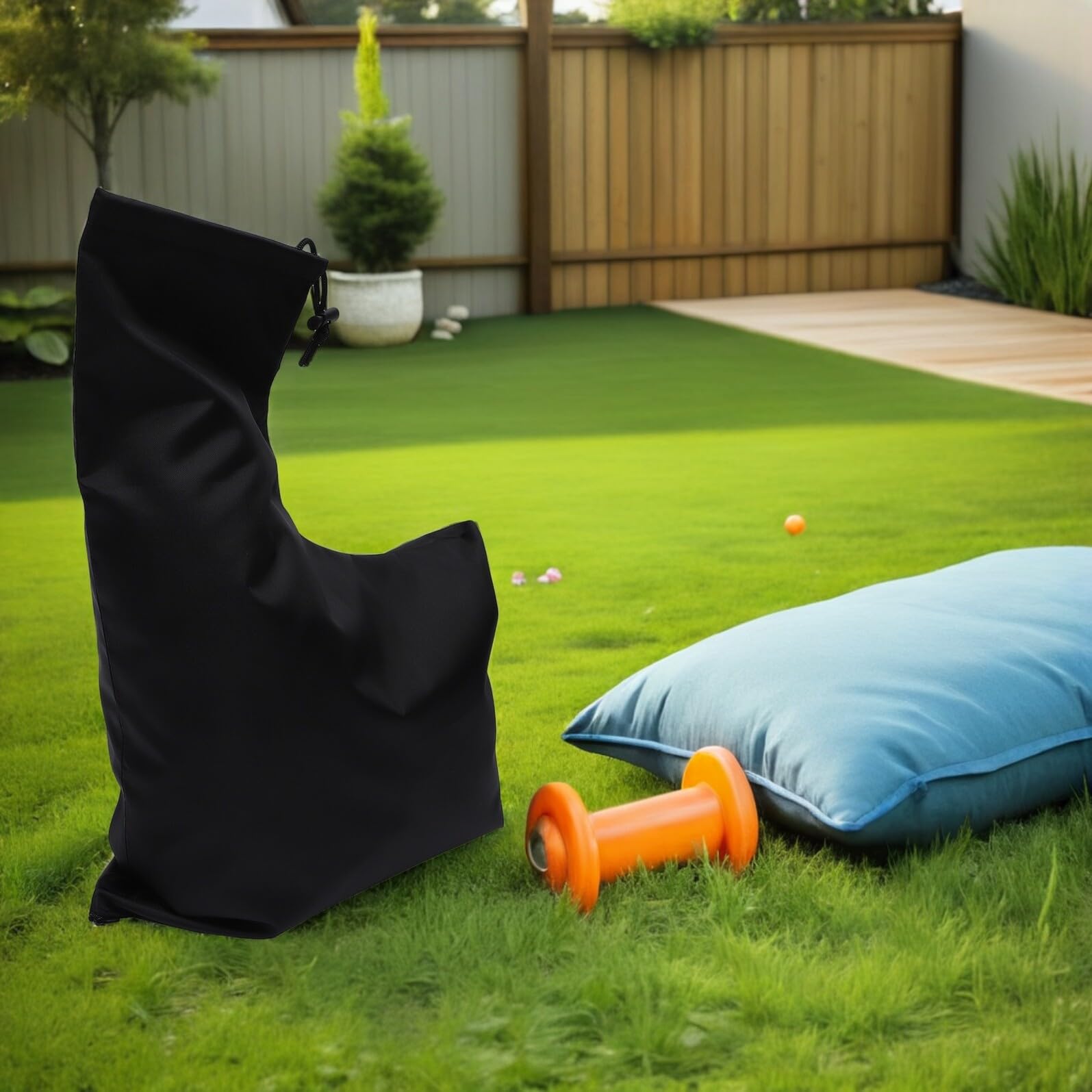 GLEAVI Bolsas para Aspiradora Sopladora de Hojas de Jardín Reutilizables 4 Piezas, Tejido Oxford Resistente, Gran Capacidad para Recolección de Hojas y Residuos de Césped, Accesorio