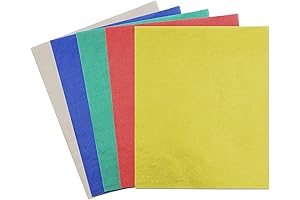 Carbon Paper for Precise Fabric Tracing (9 x 11 in, 50 Sheets, 5 Vibrant Colors)