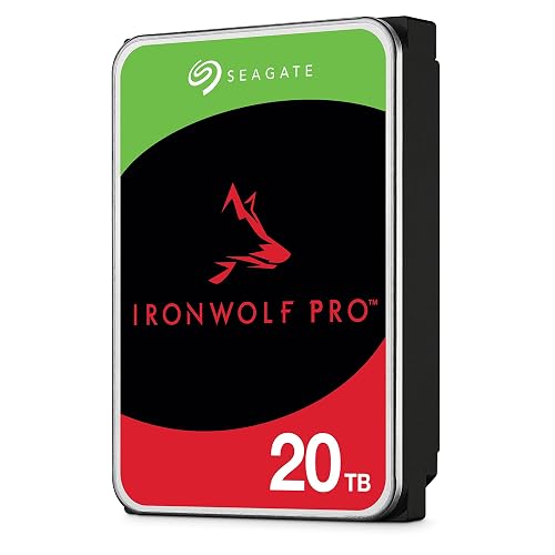 Seagate 20TB IronWolf Pro Internal NAS Hard Drive | SATA (ST20000NTZ01)