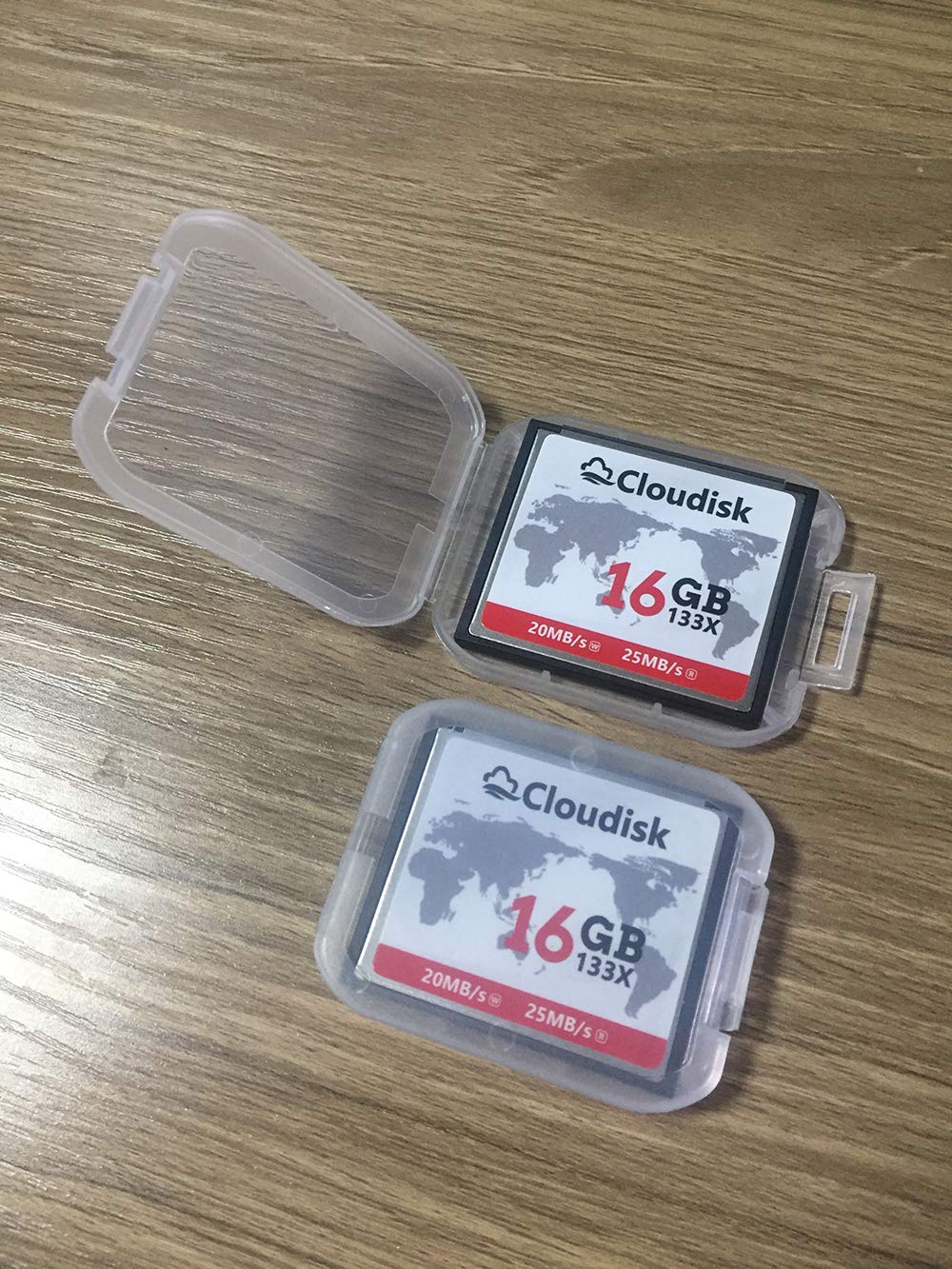 2 x karta CF, 16 GB, kompaktowa karta pamięci flash, moc do aparatu cyfrowego w stylu vintage (2 szt. 16 GB 133 X)