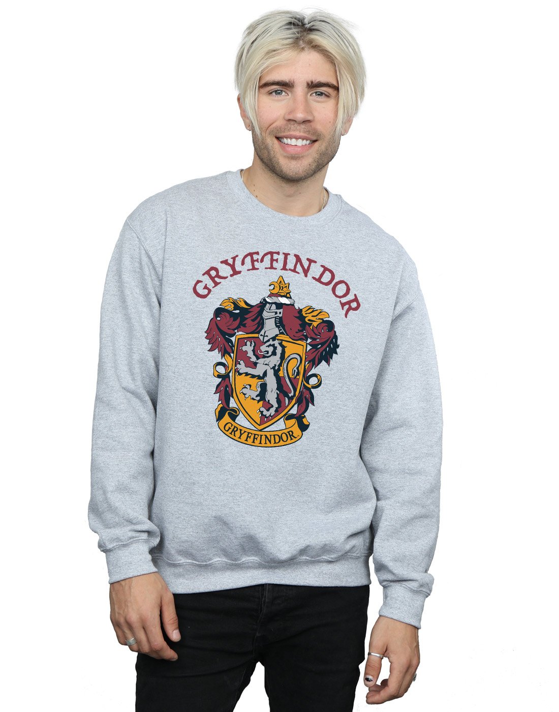 Harry Potter Men's Gryffindor Sweatshirt - Grey - S