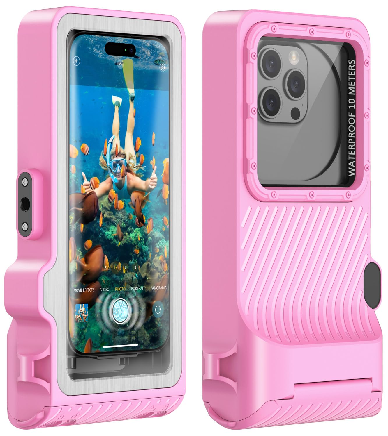 Waterproof Phone Case for Snorkeling - Underwater Touchscreen Housing, Universal Underwater Photo&Video Diving Case for iPhone 17/16/15/14 Pro Max