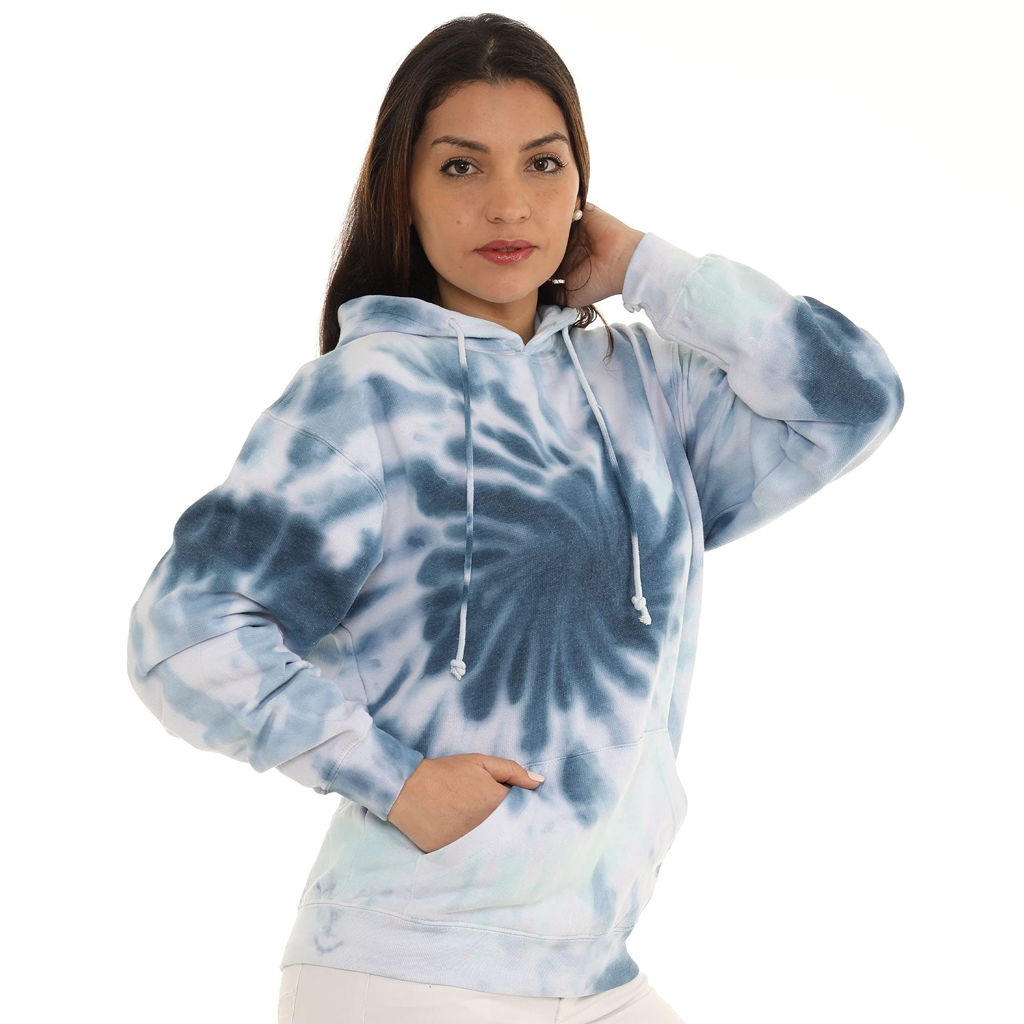Pure Essence Tie Dye Sweatpants, Long Sleeve T-Shirts, Hoodies, and Crew Neck Sweatshirts (Sizes S, M, L, XL).