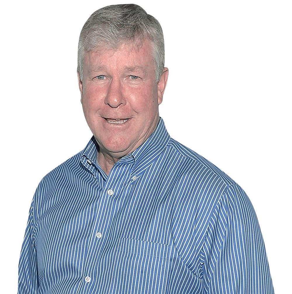 Larry Wilcox (Blue Shirt) Half Body Buddy Cutout