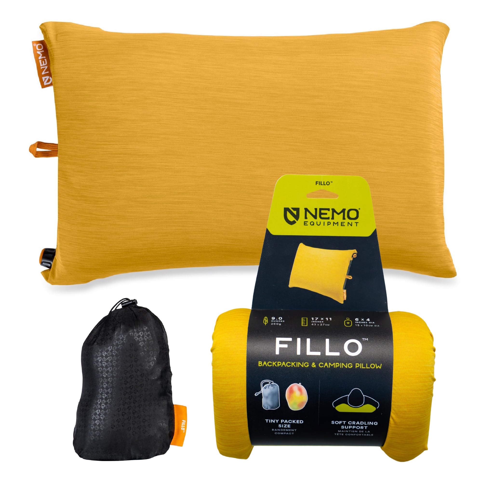 Amazon.com: Nemo Equipment Fillo Backpacking & Camping Pillow