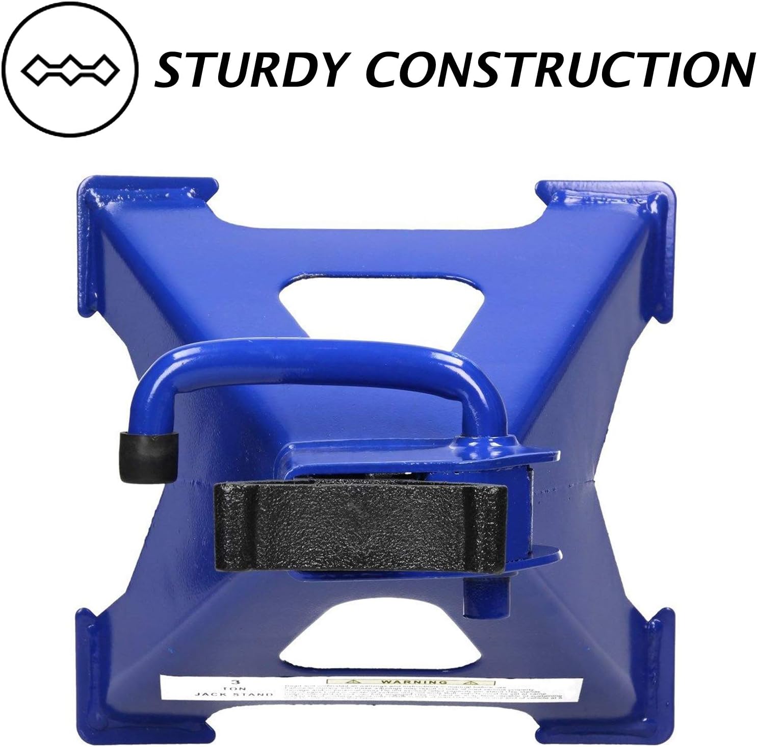 dicn 3 Tonne Axle Jack Stands 2 Tonne Hydraulic Trolley Jack Heavy Duty Steel Car Van Truck