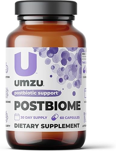 UMZU Postbiome - Suplemento postbiótico para apoyar la salud intestinal y el bienestar general, formulado con tributirina, optimiza la salud