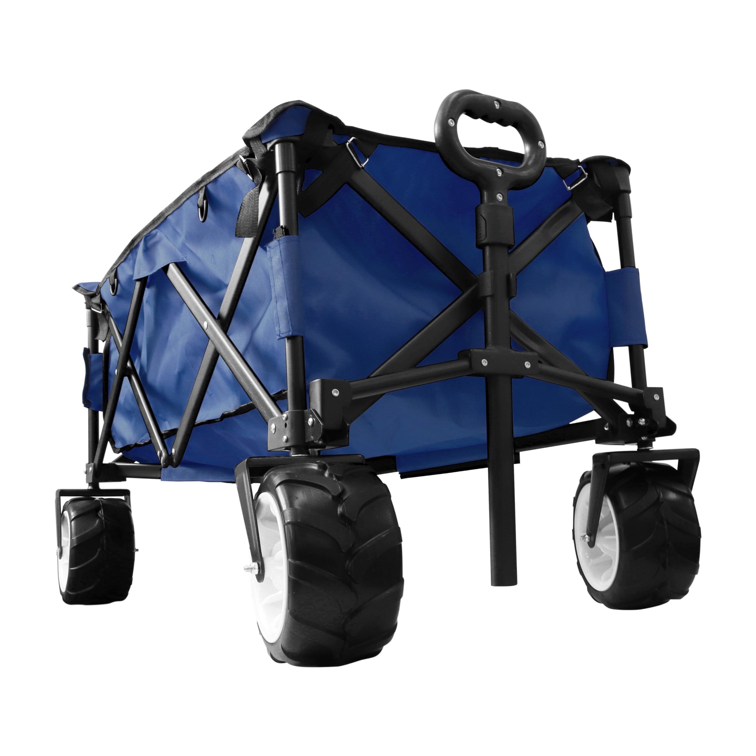 折りたたみ キャリーワゴン ( ネイビー色）耐荷重80kg Hill Stone キャリーワゴン 折りたたみ アウトドア 耐荷重80kg
