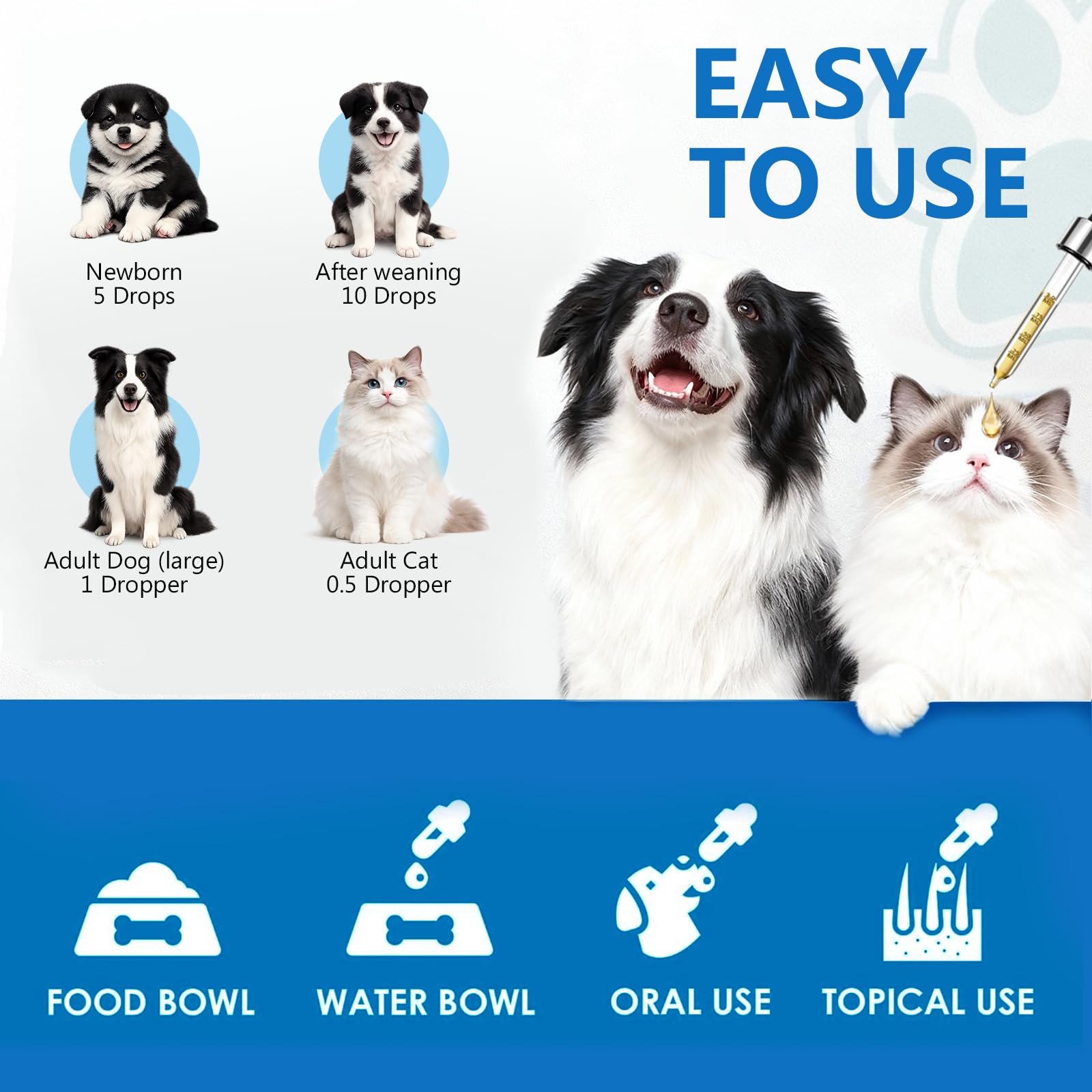 Yeast Infection Treatment for Dogs Support - Natural Dog Yeast Infection Treatment Drops with Probiotics & Vitamins - Relieves Itchy Skin, Paw Licking & Ear Irritation - Immune & Gut Health Supplement - image 8