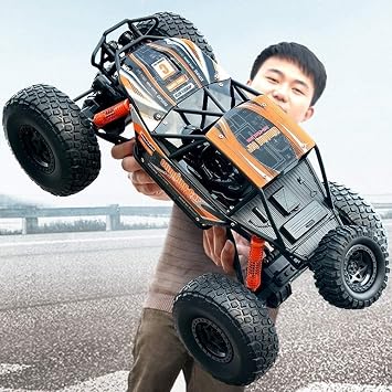 Racing Car 4x4 2.4G 4WD 110 Scale All Terrain RC Buggy Crawler Car, Best Gift for Kids, Remote Control Car Toy, Overturn Stunt RC Off-Road Car Climber Truck Large
