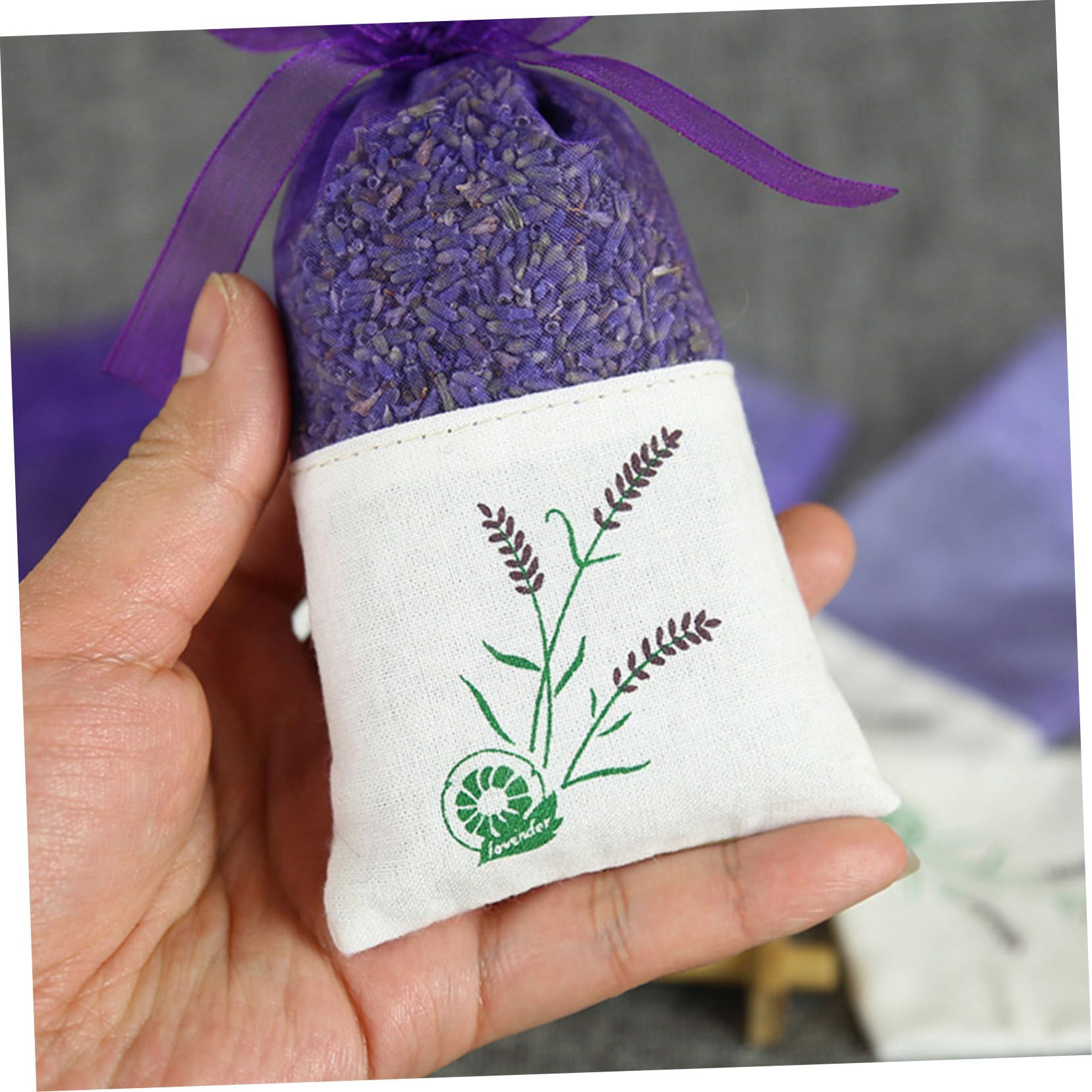 MAGICLULU 72stücke Lavendel-duftbeutel Mit Floralen Mustern Leere Aromabeutel Für Entspannung Und Schlaf Als Hochzeitsgeschenke Kordelzugbeutel Designs Dunkel Und Helllila