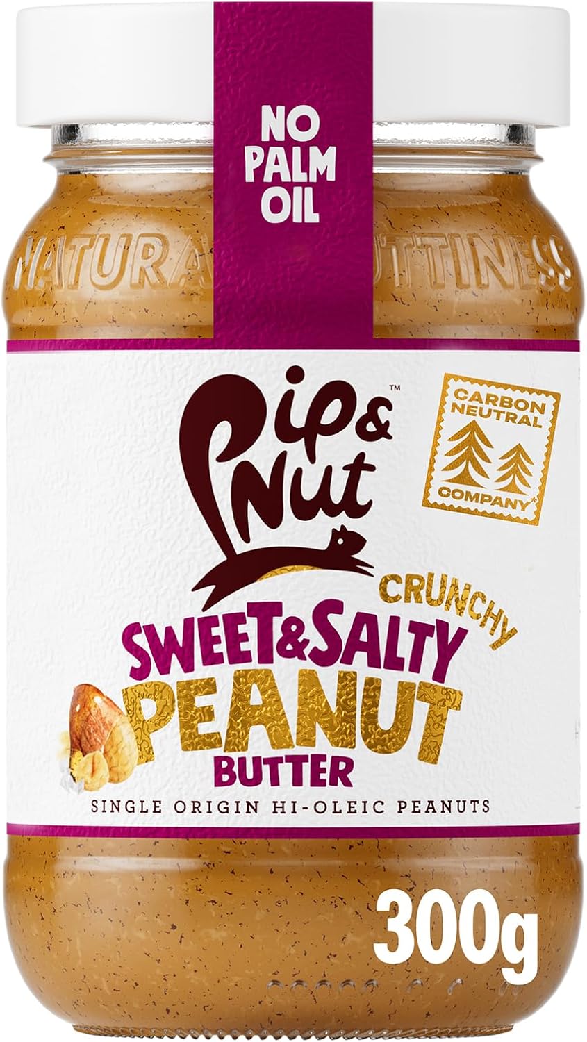 Pip & Nut Sweet & Salty Crunchy Peanut Butter (300g) Natural Nut