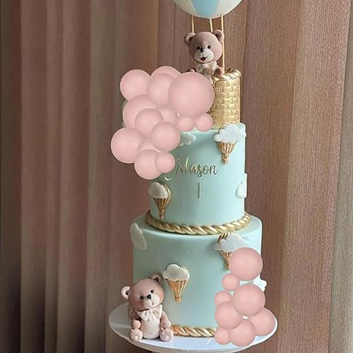 Miniatura 6 de Gyufise 30 piezas de bolas para decoración de tartas, bolas, bolas, bolas de espuma, decoración de cupcakes, mini globos, baby shower, decoración de