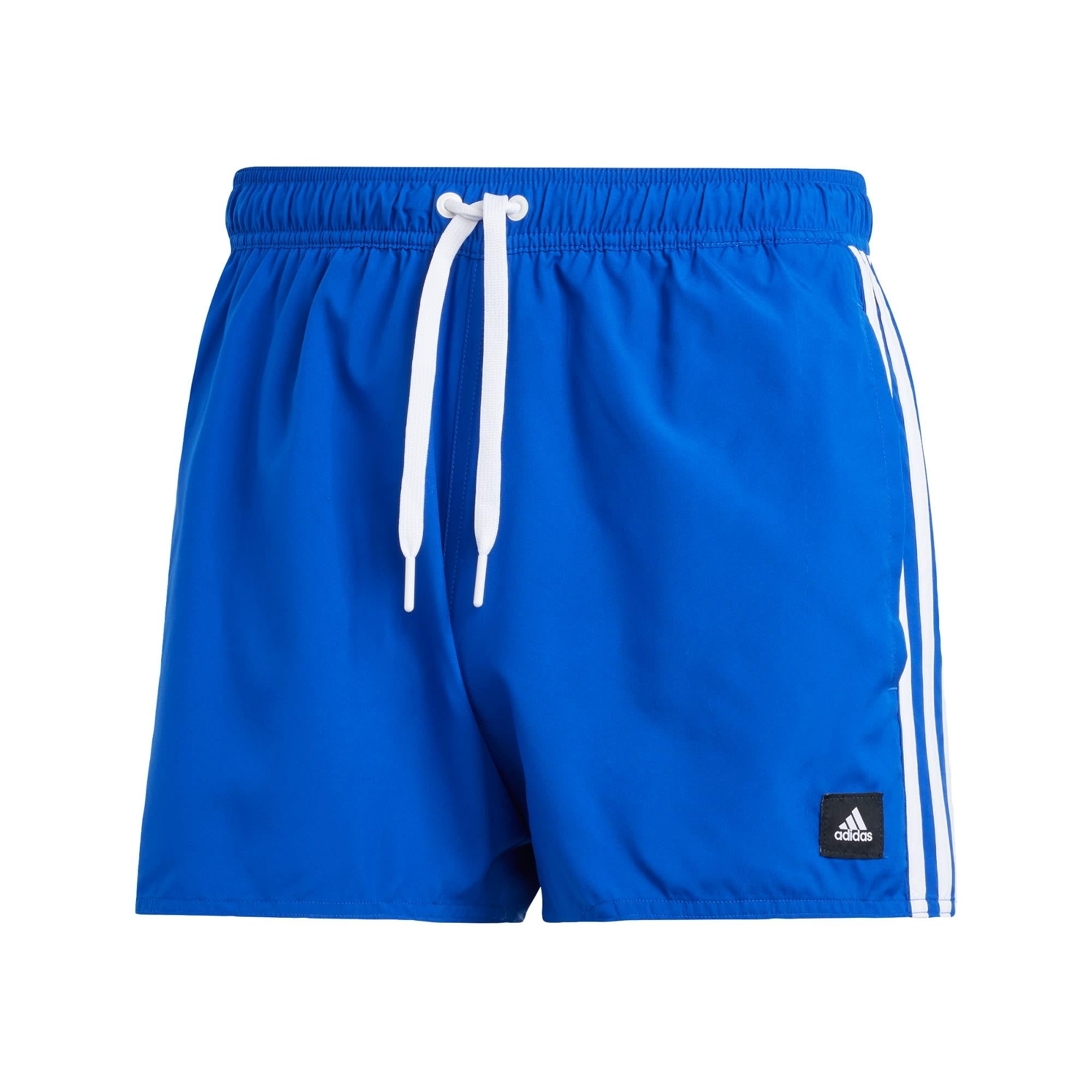 adidas3-Stripes CLX Very-Short-Length Swim Shorts Bañador para Hombre, Royal Blue/White, L Men's