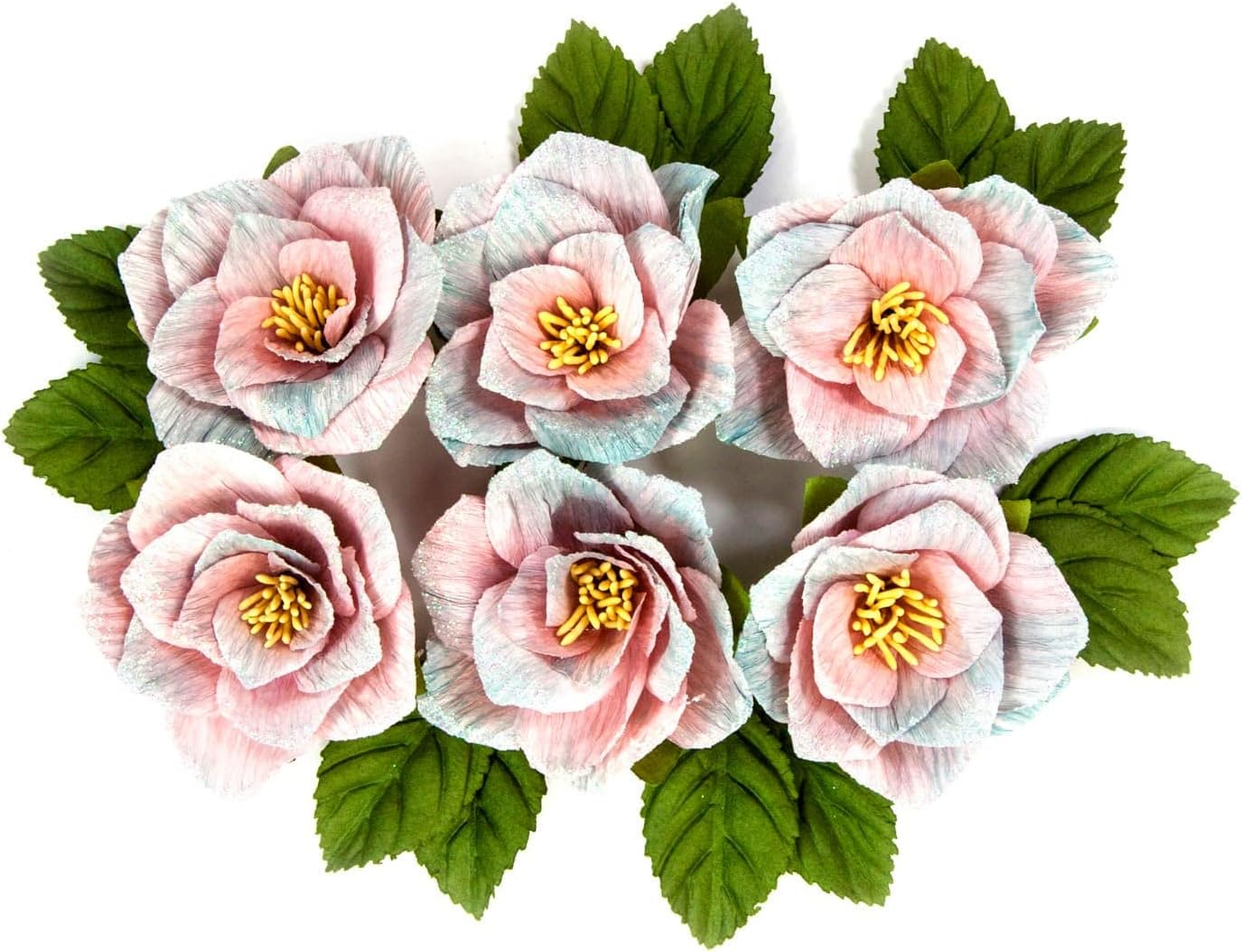 Recollections Unicorn Crepe Flower Embellishments, 12 Packs: 18 ct. (216 Total)
