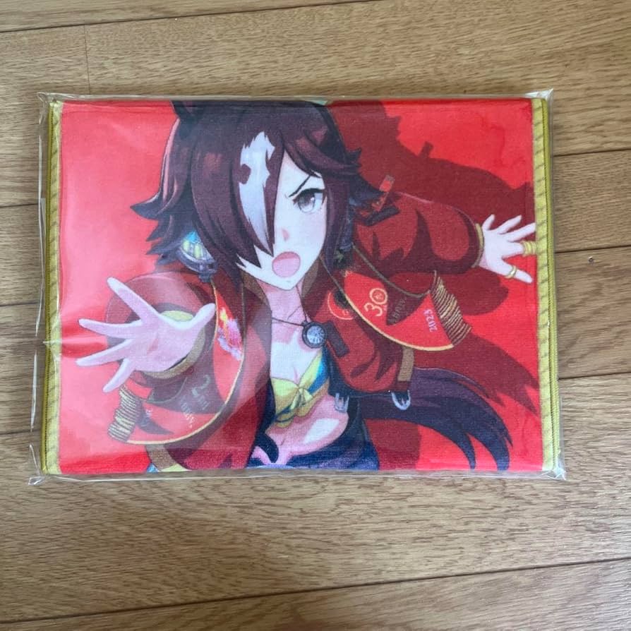 優勝レイ風フェイスタオルウマ娘