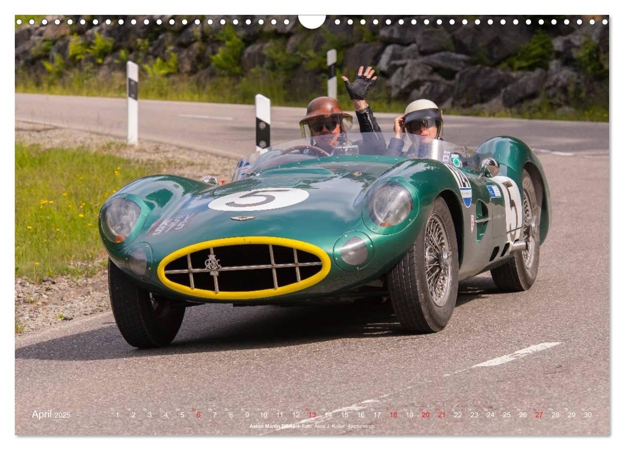 Classic Cars auf Passstrassen 2025 (Wandkalender 2025 DIN A3 quer), CALVENDO Monatskalender: Klassische Automobile unterwegs in der Alpenwelt (CALVENDO Sport)
