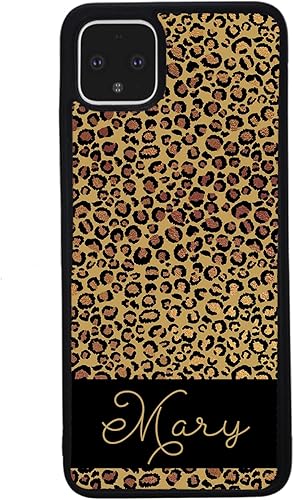 Miniatura 3 de Leopard Skin Plain Personalized Black Rubber Phone Case Compatible With Google Pixel 10, 10 Pro, 10 Pro XL, 9a, 9 Pro, Pixel 9, Pixel 9 Pro XL, 8a,