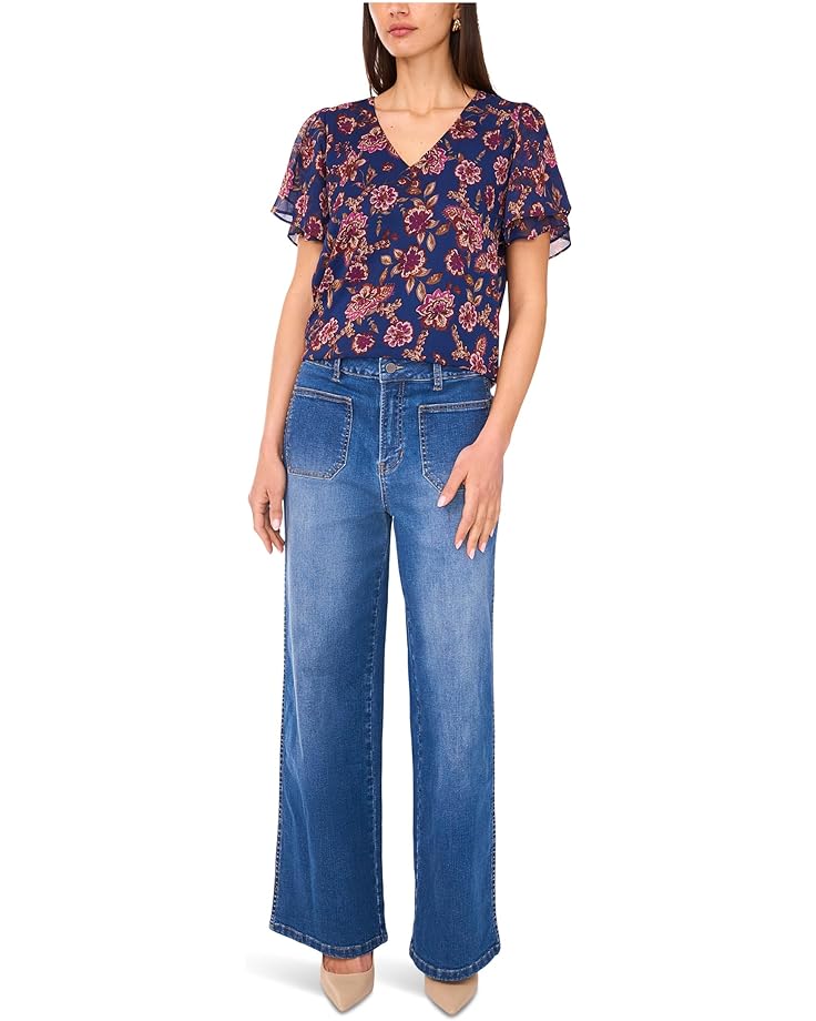 Vince Camuto V-Neck Short Ruffle Sleeve Blouse - #3 of 3