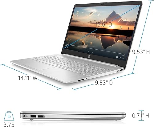 Vista 4 de ASUS VivoBook 15 - Computadora portátil pantalla FHD de 15.6 pulgadas, procesador Intel i3-1005G1, memoria RAM de 8 GB Plateado natural