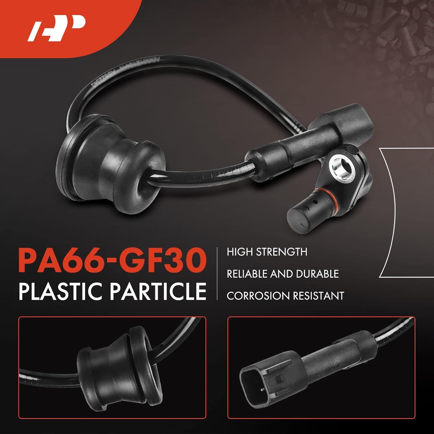 A-Premium Pack of 4 Front and Rear ABS Wheel Speed Sensor for Chevrolet Equinox & GMC Terrain 2010-2017 - Front and Rear Driver & Passenger Side