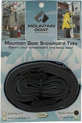 Miniatura 7 de Mountain Goat Snowboard Tote Carrier Backpack Sling for Hands Free Hiking Backcountry Lightweight Ski Backpack Compact Shoulder Strap for Carrying