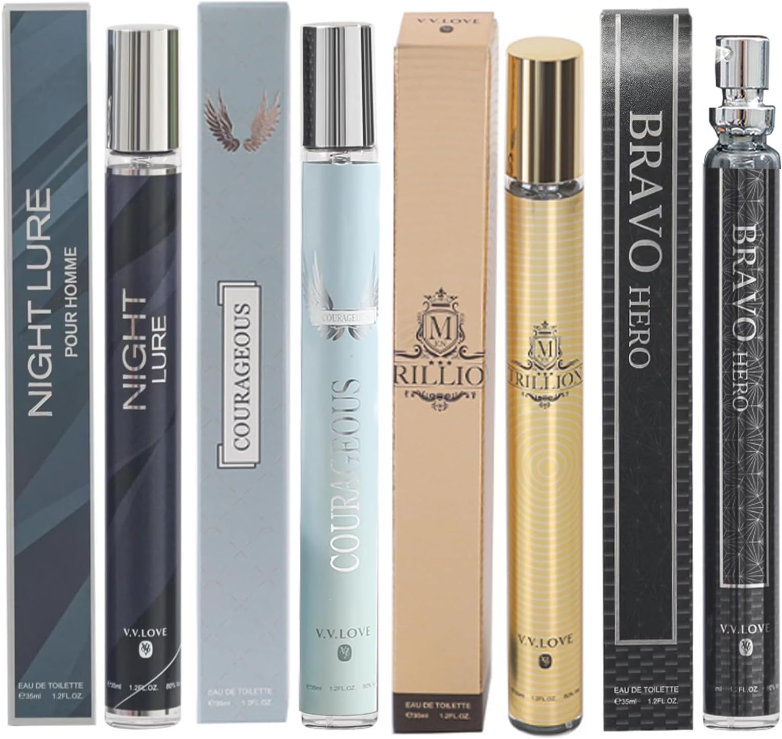 Fathers Day Gift,4 Pack Cologne for Men,Perfume for Him,Valentines Day Gifts,Gifts for Husband,Gifts for Him,Eau de Toilette,Stocking Stuffers for Men,Travel Size Perfume,Body Spray Long Lasting Gift