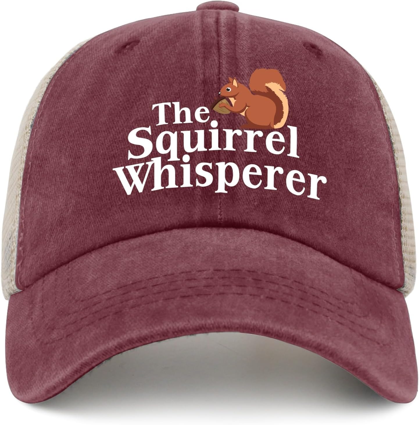 Funny Squirrel Hat The Squirrel Whisperer Hat for Men Dad Hat Fashionable Hats