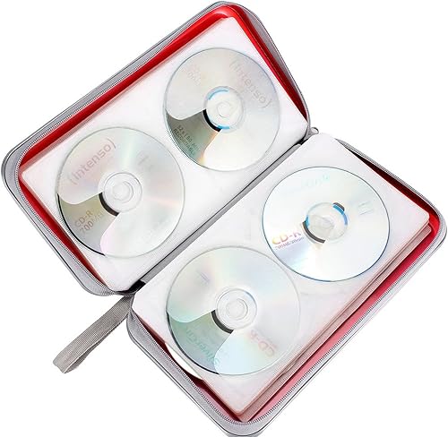 Miniatura 5 de Siveit - Cartera, estuche, caja resistente para CDDVD (capacidad para 80 CDDVD)