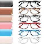 NOVIVON Reading Glasses +1.75 with 6 Cases - Blue Light Blocking Readers for Women & Men, Computer eye glasses, Cheaters