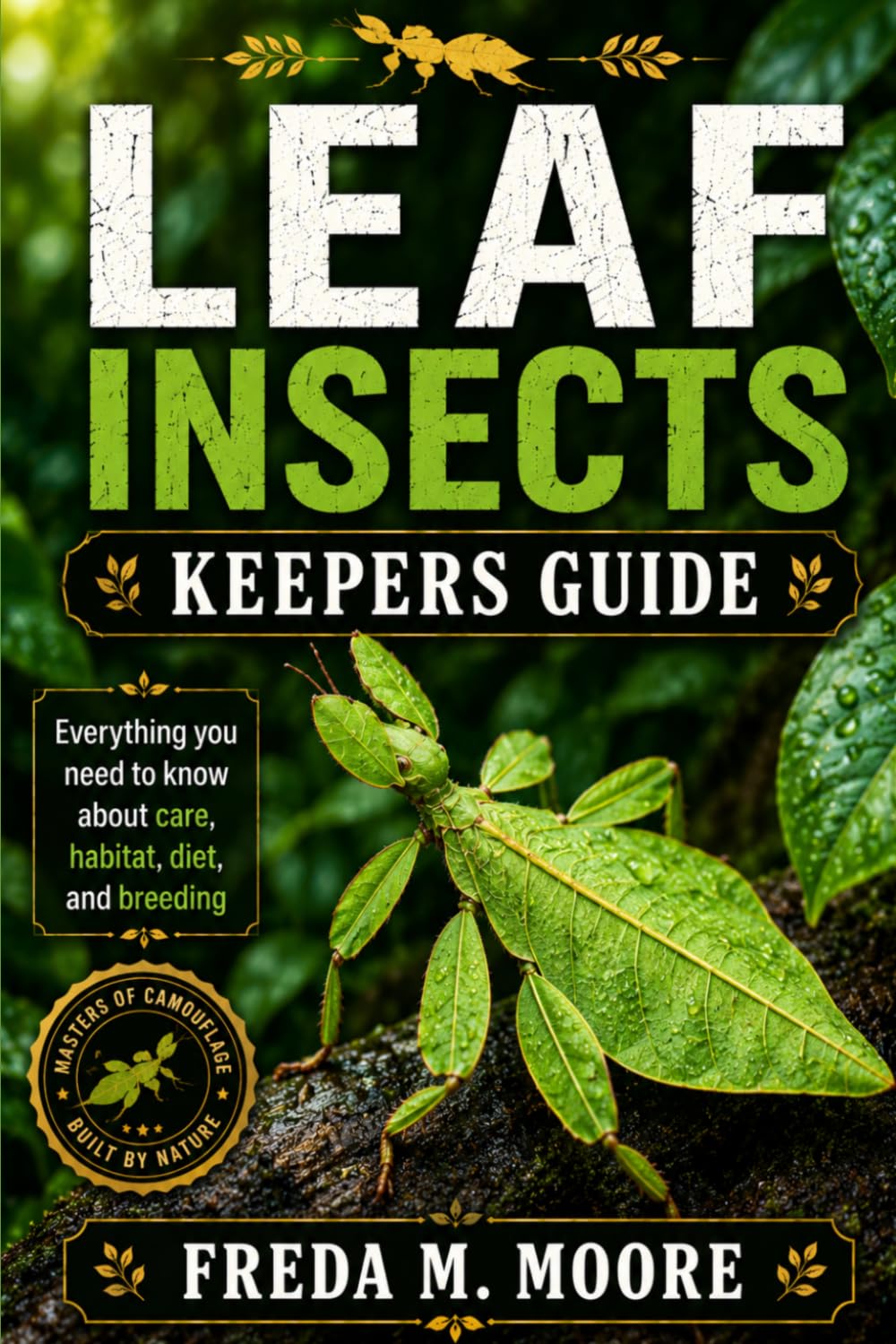 LEAF INSECTS KEEPERS GUIDE: Everything you need to know about care, habitat, diet, and breeding