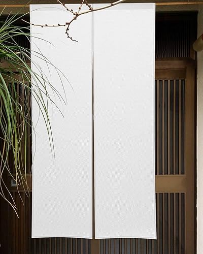 Miniatura 6 de Leowefowa Cortina tradicional japonesa Noren para puerta, tratamiento de ventana, cortina de puerta divertida impresa, tapiz de puerta para Ukiyoe,