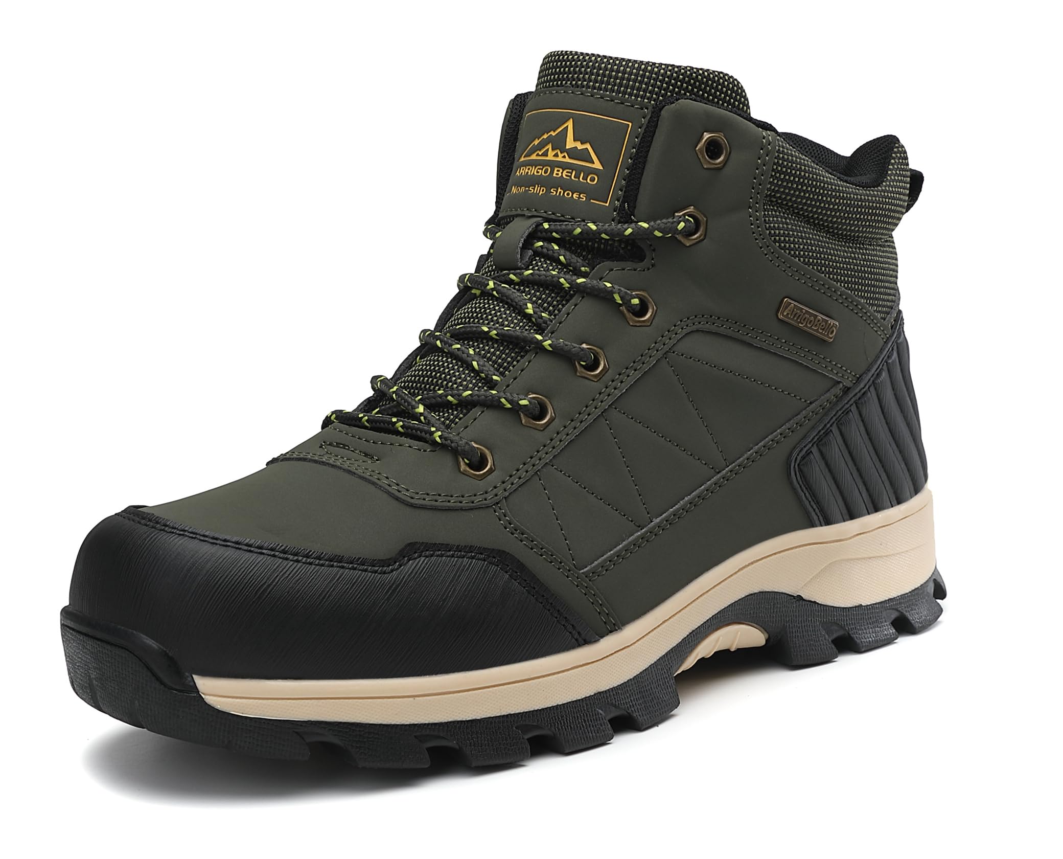 ARRIGO BELLO Botas Hombre Invierno Botines Montaña Cálido Antideslizante Trekking Nieve Zapatos Talla 41-46