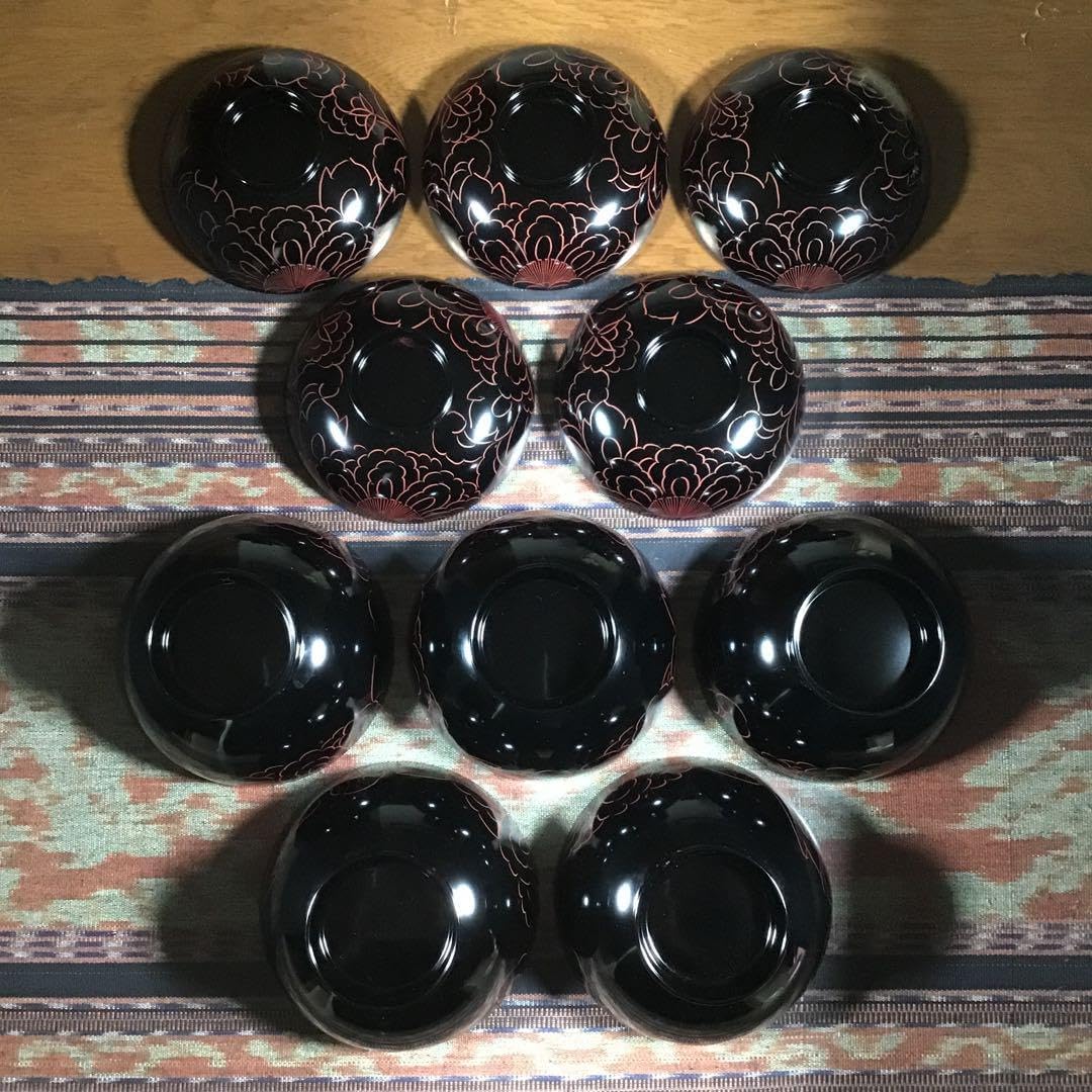 『今日からうー特価』　越前塗　山久漆工　蓋付お椀　5客 プレうー特価』 越前塗 山久漆工 蓋付お椀 5客 プレうー特価』