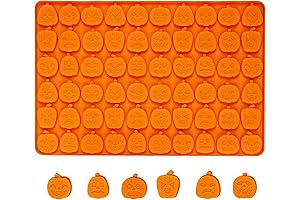 Webake Pumpkin Silicone Mold with Jack-O-Lantern Shaped