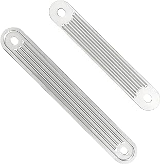 TSP-1 Marine Transom Support Plate Fits Top Bolt Pattern of Outboard(3001.8067), TSP-2DP Transom Support Plate for Lower Bolt Holes (15" x 2" & 12" x 2"),3/8" Thickness Cast Aluminum,2 Pack