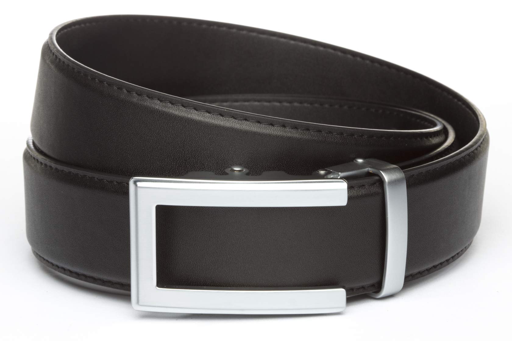 Anson Belt And Buckle Traditional Silver Buckle Concealed
