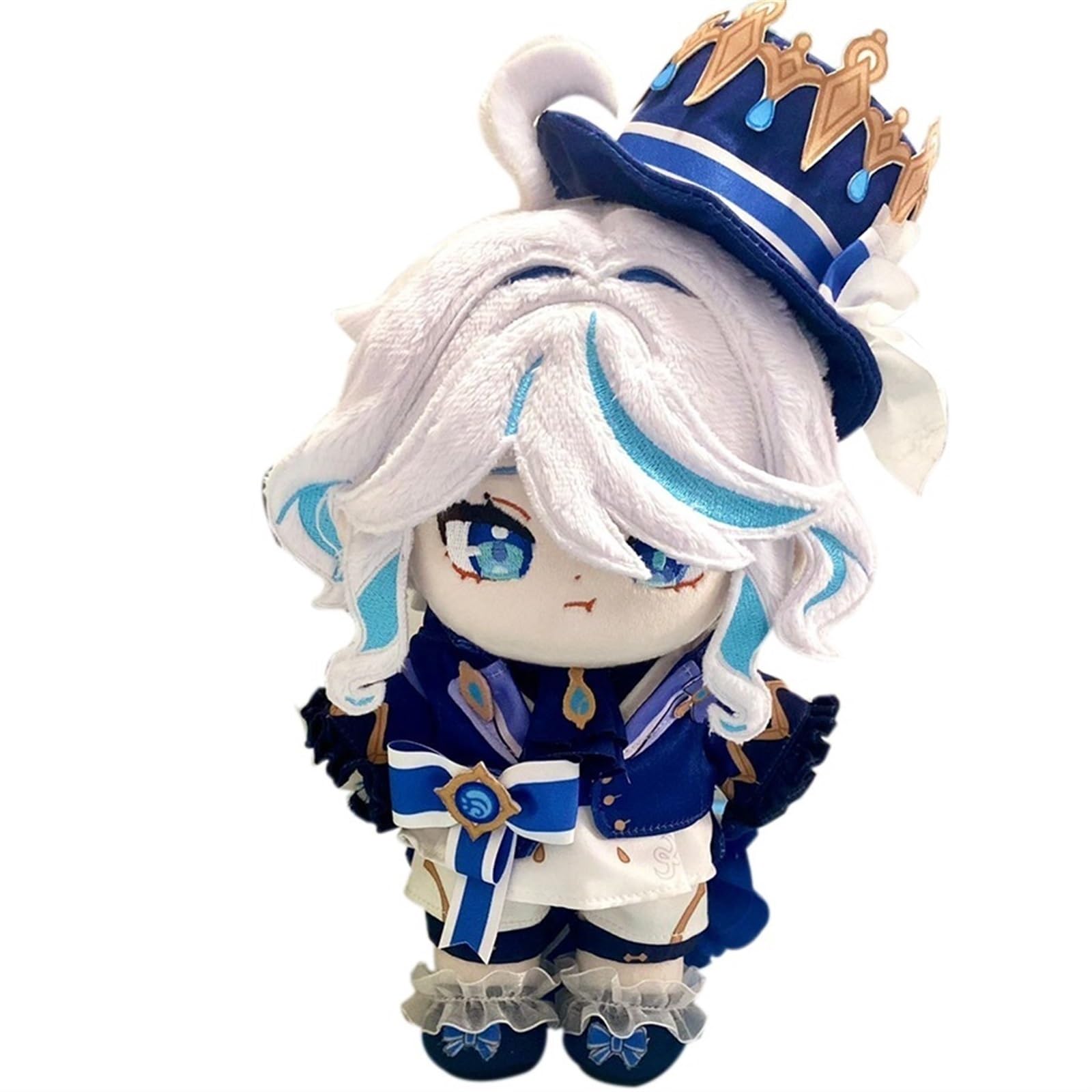 KUKUShining Genshin Plush, 20CM Anime Dress Up impact Doll With Clothes Cute Soft Stuffed Plushie Toy for Gamer Fans Gift(Furina)