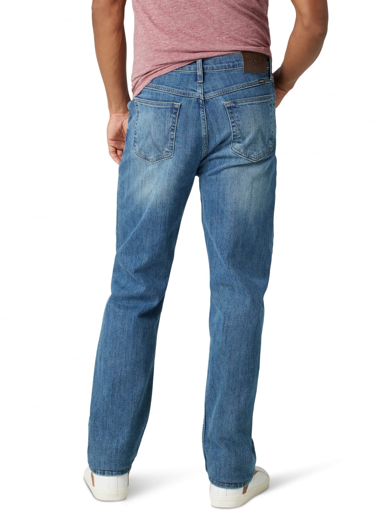 Wrangler Herren Freie Stretch-Anpassung, Normale Passform Jeans, stahlblau, 38W / 32L – Ansicht 3