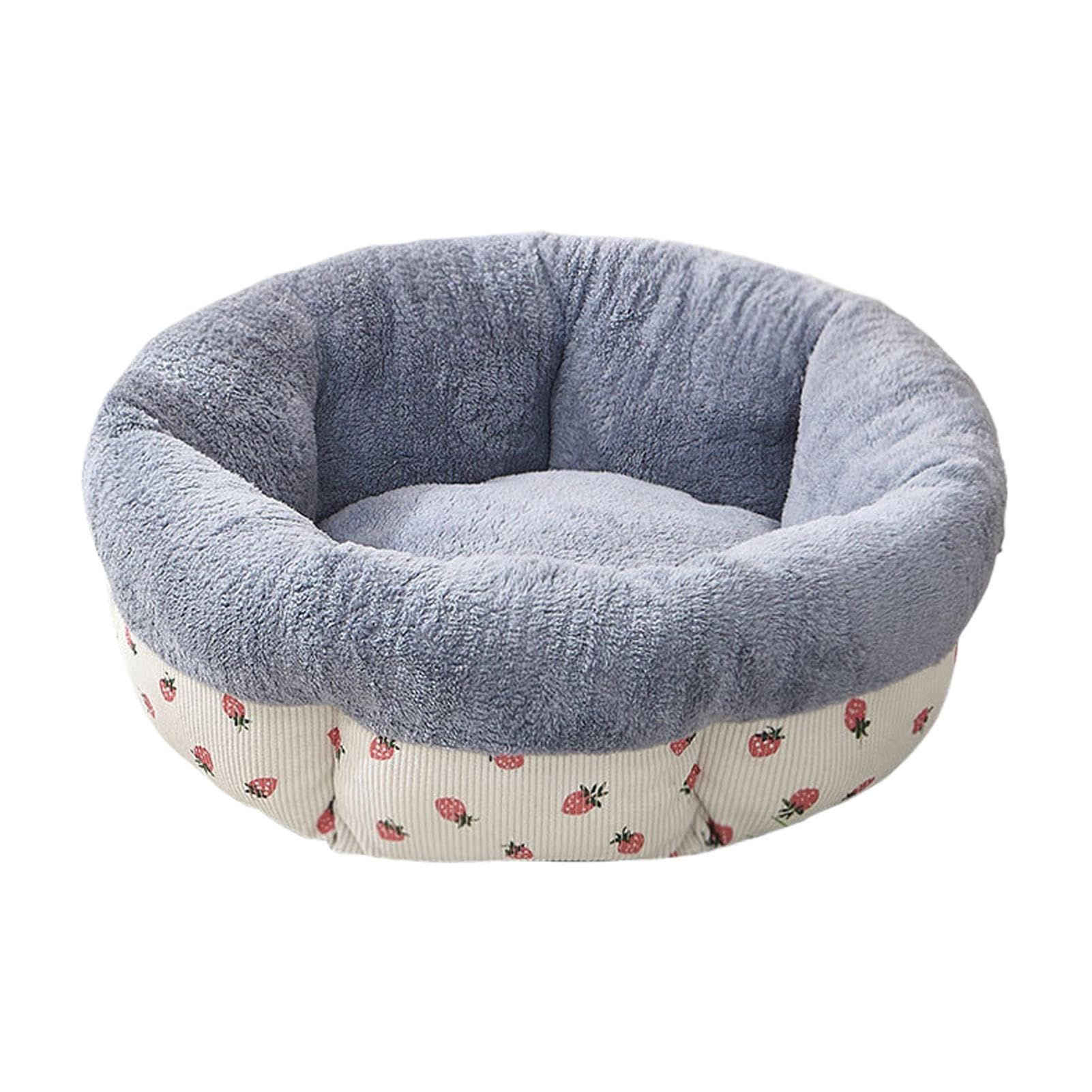 Lit pour chat beignet apaisant et moelleux pour un sommeil profond