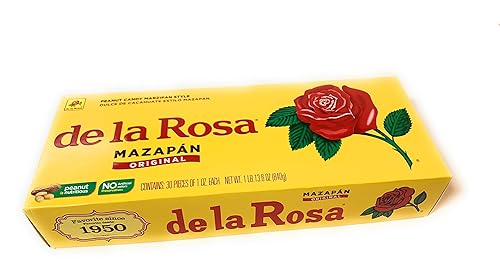 Paquete de 30 mazapán de caramelo mexicano de cacahuete de 1 onza Cada paquete