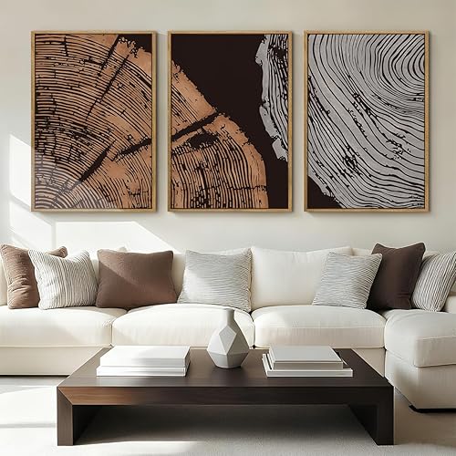 Miniatura 48 de ANHUIB Arte de pared de Jesús de 16 x 24 pulgadas, arte de pared de Jesús alimenta a los 5000, juego de 3 lienzos enmarcados, decoración de pared