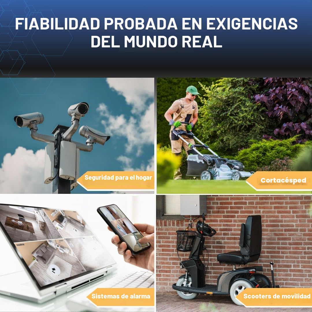 Batería para cortacésped Ultramax 12 V 18 Ah – (sustituye a f19 – 12b)